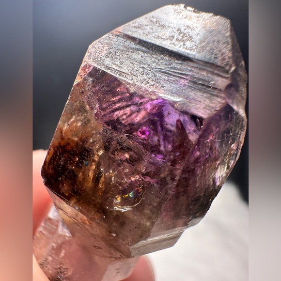 Super 7 Amethyst Smokey Scepter - Picture 8 of 13